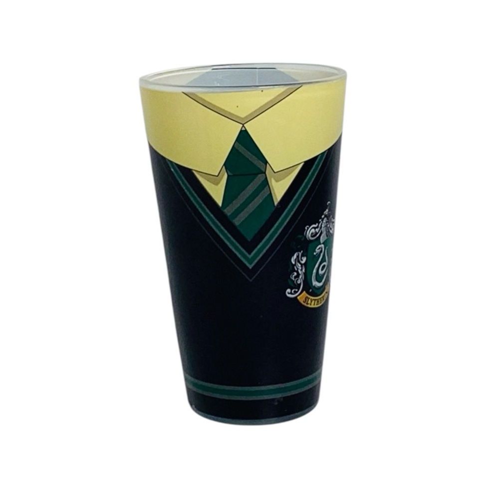 💚 Harry Potter Hogwarts “Slytherin” Glass Tumbler